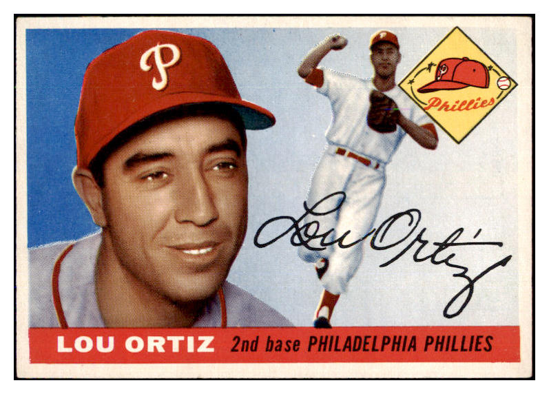 1955 Topps Baseball #114 Lou Ortiz Phillies EX-MT 493730