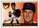 1955 Topps Baseball #129 Elvin Tappe Cubs EX-MT 493740