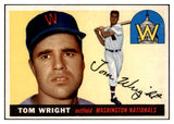 1955 Topps Baseball #141 Tom Wright Senators EX-MT 493751