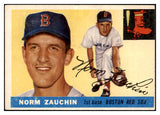 1955 Topps Baseball #176 Norm Zauchin Red Sox VG 493773