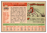 1955 Topps Baseball #183 Tony Jacobs Cardinals EX-MT 493779