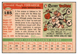 1955 Topps Baseball #185 Don Ferrarese Orioles VG-EX 493781