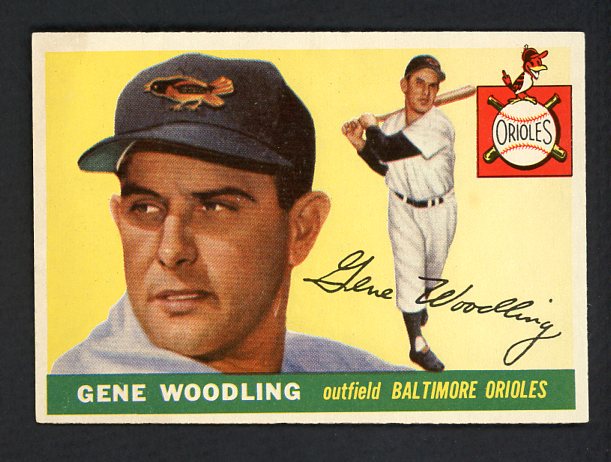 1955 Topps Baseball #190 Gene Woodling Orioles EX-MT 493783