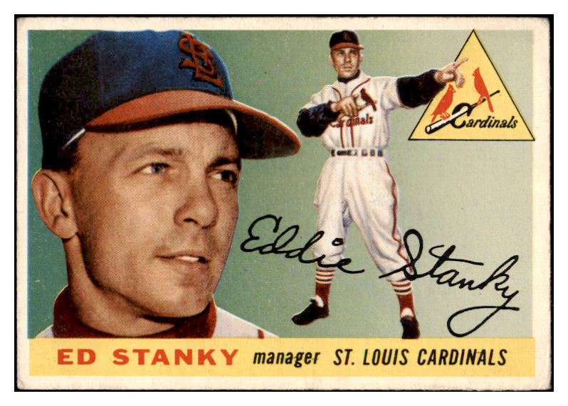 1955 Topps Baseball #191 Eddie Stanky Cardinals VG-EX 493784