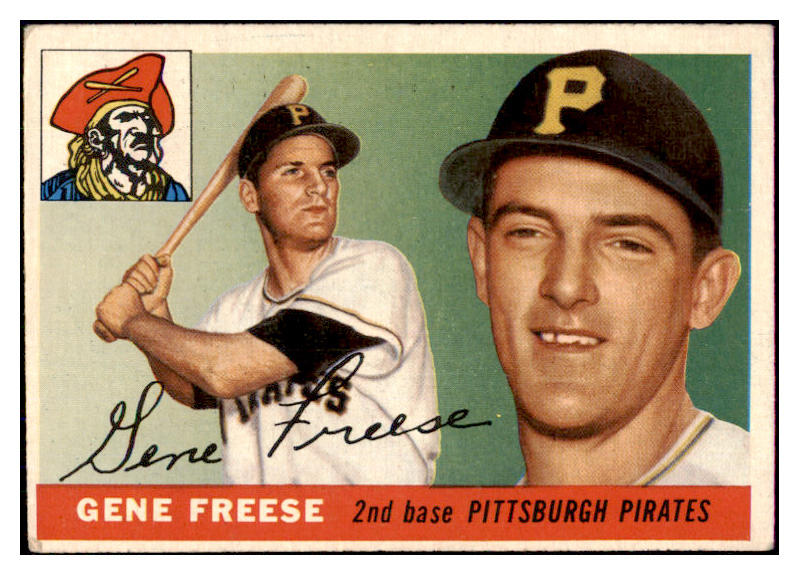 1955 Topps Baseball #205 Gene Freese Pirates VG-EX 493792