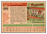 1955 Topps Baseball #205 Gene Freese Pirates VG-EX 493792