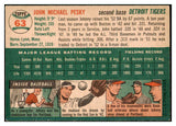 1954 Topps Baseball #063 Johnny Pesky Tigers EX 493799