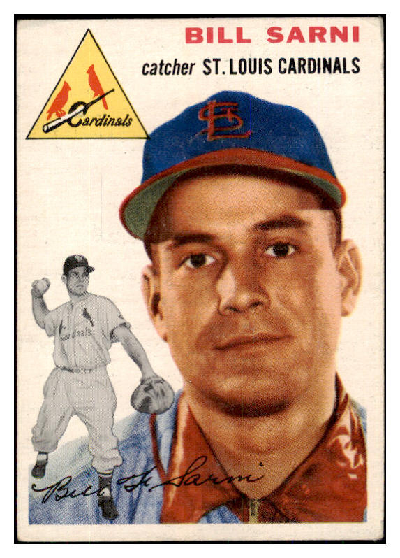 1954 Topps Baseball #194 Bill Sarni Cardinals VG-EX 493804