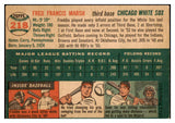 1954 Topps Baseball #218 Fred Marsh White Sox VG-EX 493805