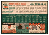 1954 Topps Baseball #093 Sid Hudson Red Sox EX 493809