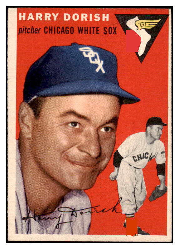 1954 Topps Baseball #110 Harry Dorish White Sox EX 493810