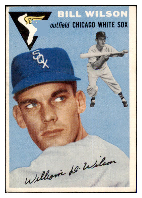 1954 Topps Baseball #222 Bill Wilson White Sox EX 493811
