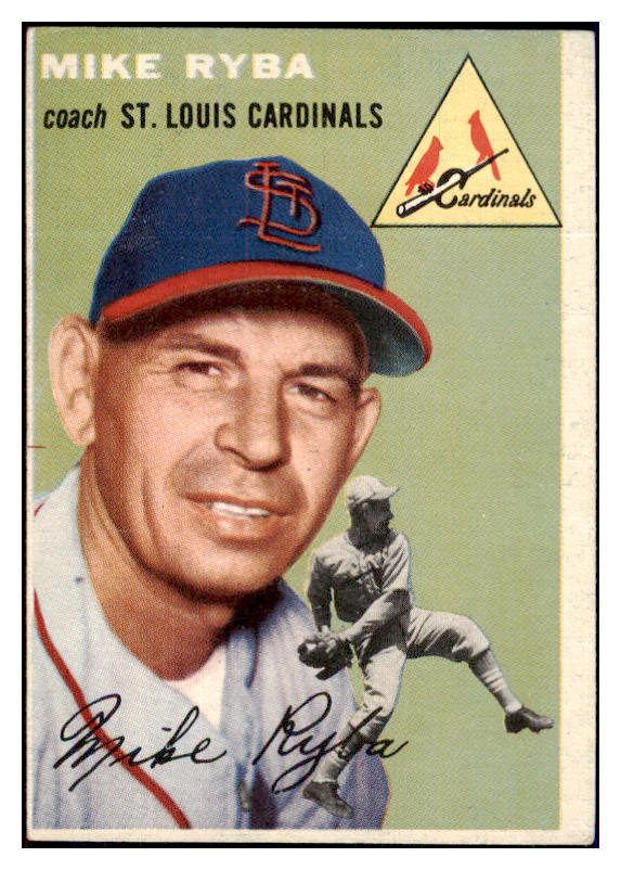 1954 Topps Baseball #237 Mike Ryba Cardinals EX 493821