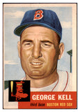 1953 Topps Baseball #138 George Kell Red Sox EX+/EX-MT 493823