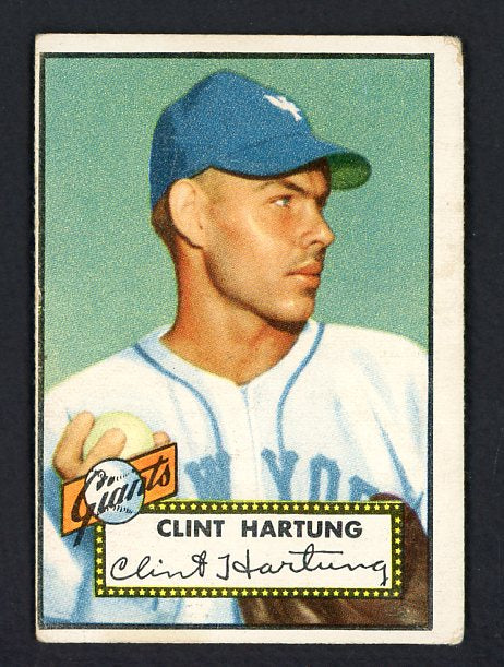 1952 Topps Baseball #141 Clint Hartung Giants GD-VG 493824