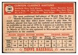 1952 Topps Baseball #141 Clint Hartung Giants GD-VG 493824