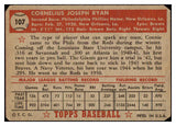 1952 Topps Baseball #107 Connie Ryan Phillies PR-FR 493836