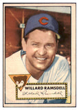 1952 Topps Baseball #114 Willard Ramsdell Cubs VG-EX 493837