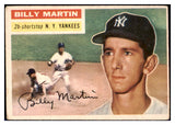 1956 Topps Baseball #181 Billy Martin Yankees VG 493844