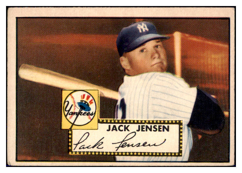 1952 Topps Baseball #122 Jackie Jensen Yankees VG-EX 493850