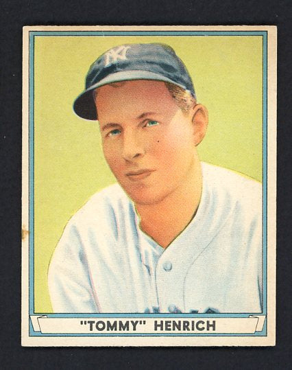 1941 Play Ball #030 Tommy Henrich Yankees EX 493871