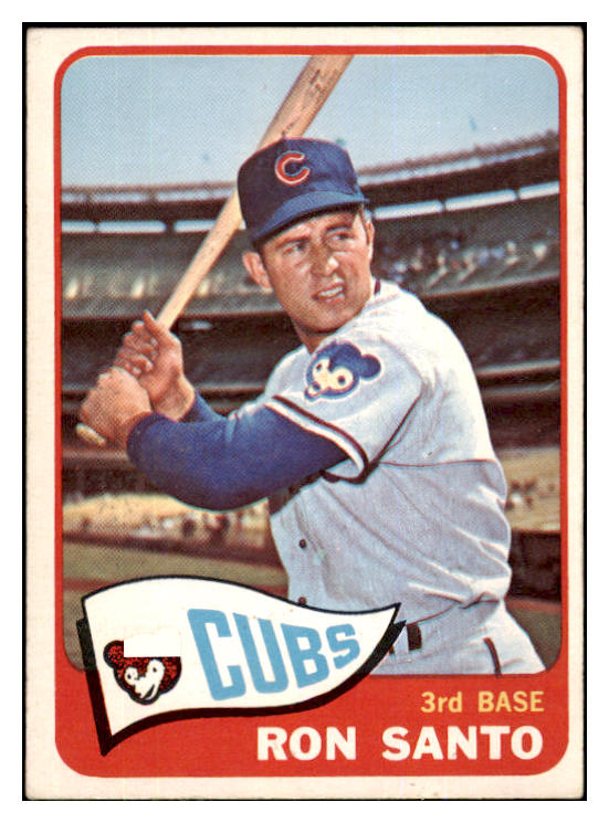 1965 Topps Baseball #110 Ron Santo Cubs EX-MT 493910