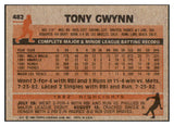 1983 Topps Baseball #482 Tony Gwynn Padres EX-MT 493916