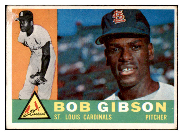 1960 Topps Baseball #073 Bob Gibson Cardinals PR-FR 493923
