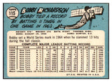 1965 Topps Baseball #115 Bobby Richardson Yankees VG-EX 493929