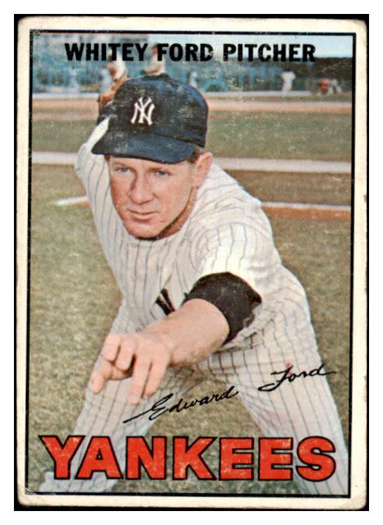 1967 Topps Baseball #005 Whitey Ford Yankees GD-VG 493964