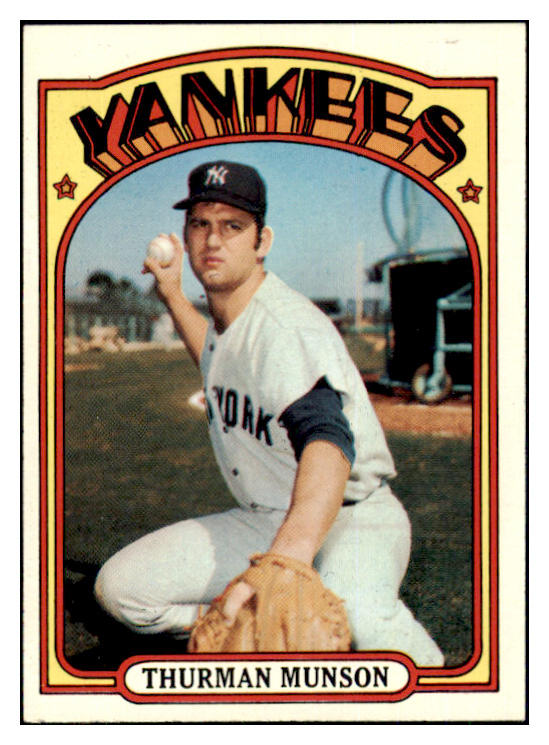 1972 Topps Baseball #441 Thurman Munson Yankees EX-MT 493965