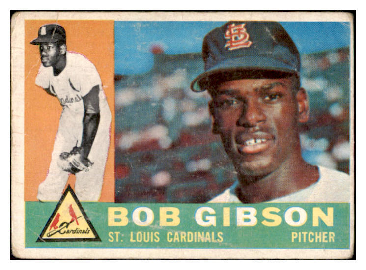 1960 Topps Baseball #073 Bob Gibson Cardinals FR-GD 493999