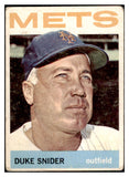 1964 Topps Baseball #155 Duke Snider Mets FR-GD 494000