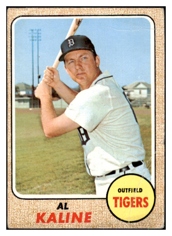 1968 Topps Baseball #240 Al Kaline Tigers PR-FR 494004