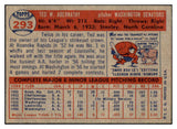 1957 Topps Baseball #293 Ted Abernathy Senators EX 494014