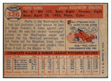 1957 Topps Baseball #326 Pedro Ramos Senators EX-MT 494018