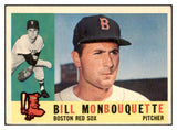 1960 Topps Baseball #544 Bill Monbouquette Red Sox EX 494028