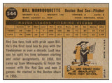 1960 Topps Baseball #544 Bill Monbouquette Red Sox EX 494028