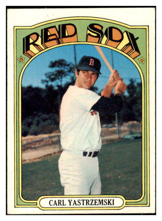 1972 Topps Baseball #037 Carl Yastrzemski Red Sox EX-MT 494033