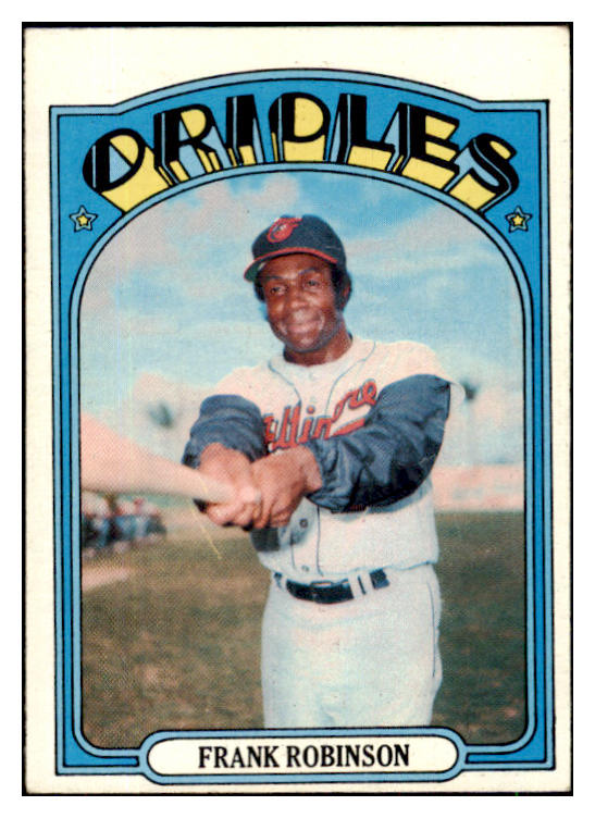 1972 Topps Baseball #100 Frank Robinson Orioles EX+/EX-MT 494035