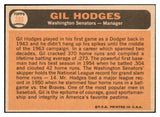 1966 Topps Baseball #386 Gil Hodges Senators EX 494042