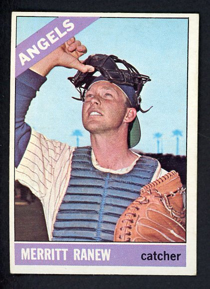 1966 Topps Baseball #062 Merritt Ranew Angels EX+/EX-MT No Trade 494045