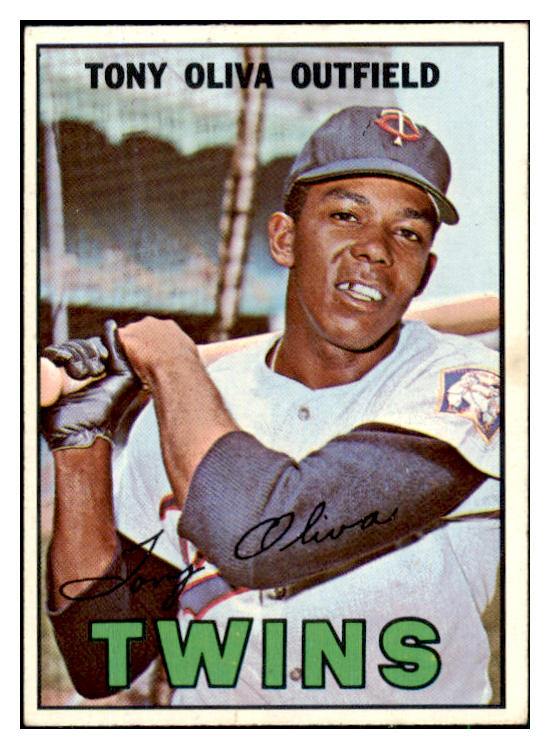 1967 Topps Baseball #050 Tony Oliva Twins EX-MT 494046