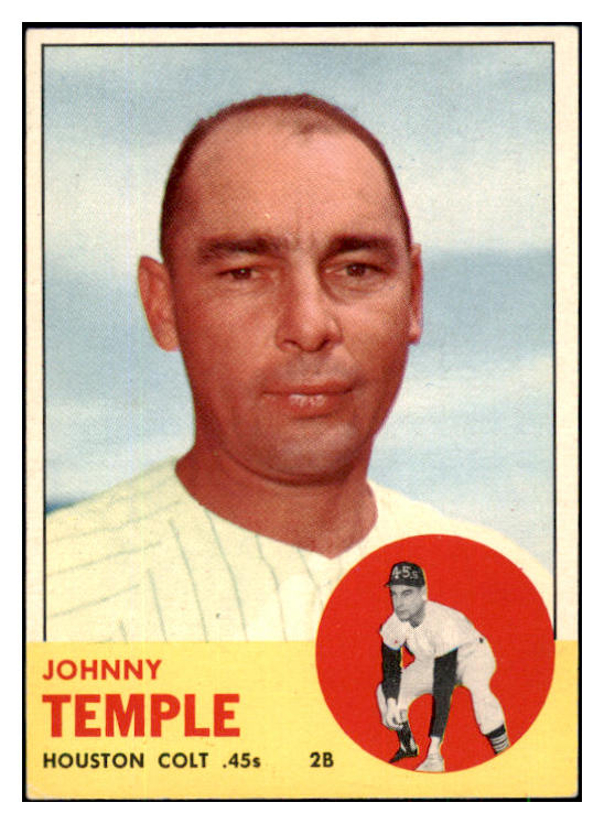1963 Topps Baseball #576 Johnny Temple Colt .45s EX+/EX-MT 494047