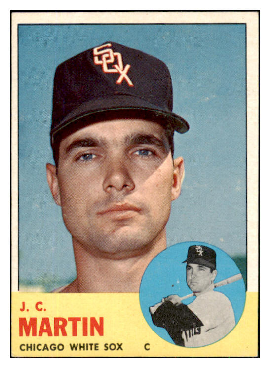 1963 Topps Baseball #499 J.C. Martin White Sox EX-MT 494050