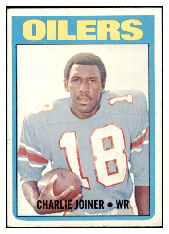 1972 Topps Football #244 Charlie Joiner Oilers EX 494059
