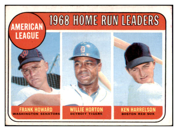 1969 Topps Baseball #005 A.L. Home Run Leaders Howard VG-EX 494079