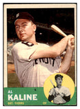 1963 Topps Baseball #025 Al Kaline Tigers VG-EX 494092