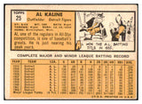 1963 Topps Baseball #025 Al Kaline Tigers VG-EX 494092