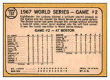 1968 Topps Baseball #152 World Series Game 2 Yastrzemski EX-MT 494099